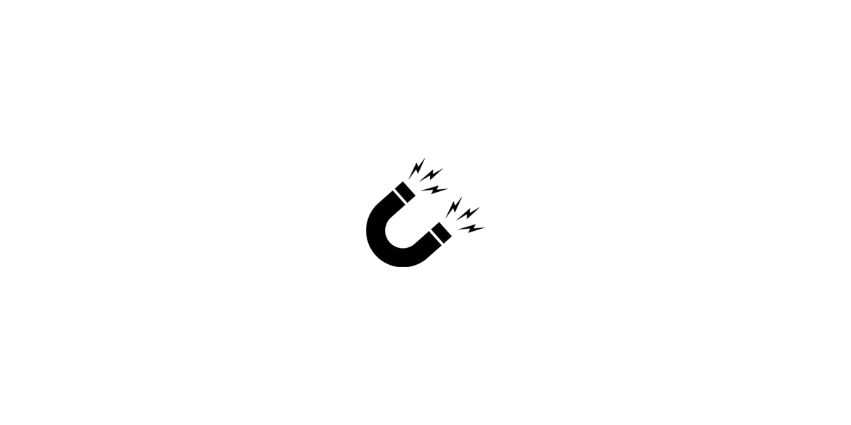 Horseshoe magnet icon